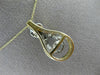 .20CT DIAMOND 14KT 2 TONE GOLD ROUND SOLITAIRE INFINITY DANCING DIAMOND PENDANT