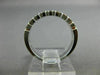 ESTATE .50CT DIAMOND 14KT WHITE GOLD 9 STONE SEMI BEZEL ETOILE ANNIVERSARY RING