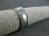 ESTATE WIDE 14KT WHITE GOLD FILIGREE DOUBLE ROPE DESIGN MENS WEDDING RING #1316