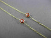ESTATE 14KT YELLOW GOLD AAA ROUND BEZEL MULTI GEMSTONE BY THE YARD NECKLACE