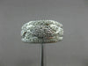 ESTATE WIDE .50CT DIAMOND 14KT WHITE GOLD SEMI ETERNITY WEDDING ANNIVERSARY RING