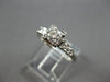 ANTIQUE .57CT OLD MINE DIAMOND PLATINIM FISHTAIL 5 STONE ENGAGEMENT RING #28024