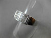 ESTATE WIDE 1.25CT PRINCESS CUT DIAMOND 18KT WHITE GOLD INVISIBLE RING #9321