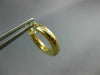 ESTATE SMALL 14KT YELLOW GOLD 3D CLASSIC HOOP EARRINGS #25146