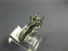 ESTATE .77CT DIAMOND 14KT WHITE GOLD 3D ROUND SEMI MOUNT ENGAGEMENT RING #9885