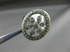 ESTATE LARGE .51CT DIAMOND 14KT WHITE GOLD 3D ETOILE LOVE SNOWFLAKE LOVE RING