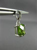 ESTATE 14KT WHITE GOLD HANGING EARRINGS. 3D SQUARE INFINITY DESIGN