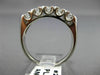 ANTIQUE LARGE 1.75CT DIAMOND PLATINUM FIVE STONE WEDDING ANNIVERSARY RING #22296