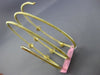 ESTATE WIDE .73CT DIAMOND 14KT YELLOW GOLD FLOWER FLEXIBLE SNAKE BANGLE BRACELET