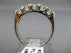 ANTIQUE LARGE 1.75CT DIAMOND PLATINUM FIVE STONE WEDDING ANNIVERSARY RING #22296