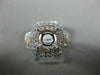 ESTATE LARGE .92CT DIAMOND 14KT WHITE & ROSE GOLD 3D SEMI MOUNT ENGAGEMENT RING