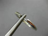 ESTATE .50CT ROUND CUT DIAMOND 14KT WHITE GOLD 3D CLASSIC HOOP EARRINGS #1439