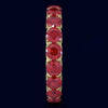 4.75CT AAA RUBY 14KT YELLOW GOLD 3D CLASSIC SHARED PRONG ETERNITY FUN LOVE RING