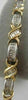 ESTATE WIDE 14KT TWO TONE 3.45CTW DIAMOND LOVE BRACELET