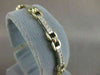 ESTATE 1.60CTW DIAMOND 14K WHITE YELLOW GOLD LOVE BRACELET F VVS 7.0" 6MM #19823