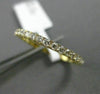 ESTATE .36CT DIAMOND 18KT YELLOW GOLD 3D ETOILE CLASSIC WEDDING ANNIVERSARY RING