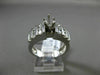ESTATE WIDE DIAMOND .60CT DIAMOND 14KT WHITE GOLD 3D SEMI MOUNT ENGAGEMENT RING