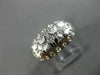 ANTIQUE WIDE .50CT DIAMOND PLATINUM 3D FILIGREE WEDDING ANNIVERSARY RING #26220