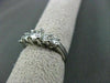 ESTATE .78CT DIAMOND LUCIDA 5 STONE 14KT WHITE GOLD ENGAGEMENT RING STUNNG 16301