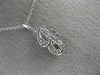 .06CT ROUND DIAMOND 14KT WHITE GOLD 3D CLASSIC SCRIPT "g" INITIAL PENDANT #15920