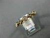 ESTATE .26CT DIAMOND 14K ROSE GOLD 3D FLOWER FILIGREE WEDDING ANNIVERSARY RING