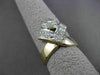ESTATE LARGE .56CT DIAMOND 14KT TWO TONE GOLD 3D HOCKEY FRIENDSHIP RING #23787