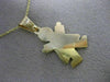 ESTATE 14KT YELLOW GOLD HANDCRAFTED BABY GIRL ENGRAVABLE FLOATING PENDANT #25208