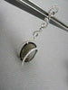 ESTATE OVAL 13.75CT AAA SMOKEY TOPAZ & DIAMOND 18KT W HITE GOLD DROP EARRINGS!!!