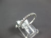 ESTATE .33CT DIAMOND 18KT WHITE GOLD 3D ROUND 2mm SEMI ETERNITY ANNIVERSARY RING