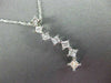ESTATE .47CT DIAMOND 14KT WHITE GOLD PRINCESS JOURNEY FLOATING PENDANT #17635