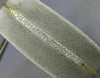 .40CT DIAMOND 18KT 2 TONE GOLD FLEXIBLE DOUBLE ROW BAR FILIGREE BANGLE BRACELET