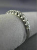 ESTATE .50CT DIAMOND 18K WHITE GOLD 3D CLASSIC SEMI ETERNITY ANNIVERSARY RING