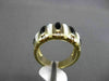 ESTATE LARGE 0.16CT DIAMOND 14KT YELLOW GOLD ONYX & MOTHER OF PEARL RING