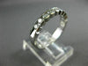 ESTATE .50CT DIAMOND 14KT WHITE GOLD 9 STONE SEMI BEZEL ETOILE ANNIVERSARY RING