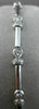 ESTATE 1.53CTW DIAMOND 18KT WHITE GOLD BEZEL LINK TENNIS BRACELET STUNNING #1470