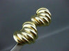 ESTATE LARGE 14K YELLOW GOLD LOVE HEART SEA SHELL DESIGN EARRINGS AMAZING #22546