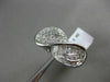 ESTATE WIDE .77CT DIAMOND 18KT WHITE GOLD 3D PAVE INFINITY LOVE KNOT BOW RING