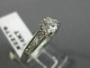 ESTATE .90CT DIAMOND 14KT WHITE GOLD 3D FILIGREE CLASSIC ENGAGEMENT RING #22179