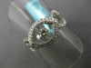 ESTATE WIDE .64CT DIAMOND 18KT WHITE GOLD SOLITAIRE ETOILE FRIENDSHIP LOVE RING