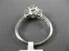 ESTATE GIA 1.66CT DIAMOND 14KT WHITE GOLD 3D OVAL 3 STONE ENGAGEMENT RING #20255