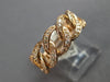 ESTATE .45CT DIAMOND 14KT ROSE GOLD CLASSIC 8MM LOVE KNOT MULTI LINK FUN RING