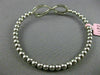 ESTATE .70CT DIAMOND 14KT WHITE GOLD 3D INFINITY FLEXIBLE LOVE BANGLE BRACELET