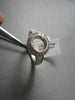 ESTATE .50CT DIAMOND 14KT WHITE GOLD 3D CLASSIC FILIGREE BEZEL ENGAGEMENT RING
