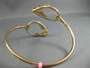 ESTATE LARGE 4.44CT DIAMOND AAA AMETHYST & PERIDOT 14K ROSE GOLD BANGLE BRACELET
