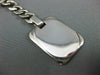 ESTATE LARGE 925 SILVER 3D CLASSIC RECTANGULAR ENGRAVEABLE KEYCHAIN #22928
