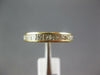 1.0CT DIAMOND 18KT YELLOW GOLD PRINCESS CHANNEL SEMI ETERNITY ANNIVERSARY RING