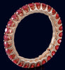 ESTATE 1.43CT AAA RUBY 14K ROSE GOLD CLASSIC SHARED PRONG ETERNITY FUN LOVE RING