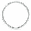 ESTATE .41CT WHITE DIAMOND 14KT WHITE GOLD 3D LUCIDA ETERNITY ANNIVERSARY RING