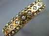 ANTIQUE WIDE .60CT DIAMOND & AAA SOUTH SEA PEARL 14KT ROSE GOLD BANGLE BRACELET