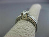 ESTATE EGL 1.70CT PRINCESS DIAMOND 14K WHITE GOLD CLASSIC ENGAGEMENT RING #25520
